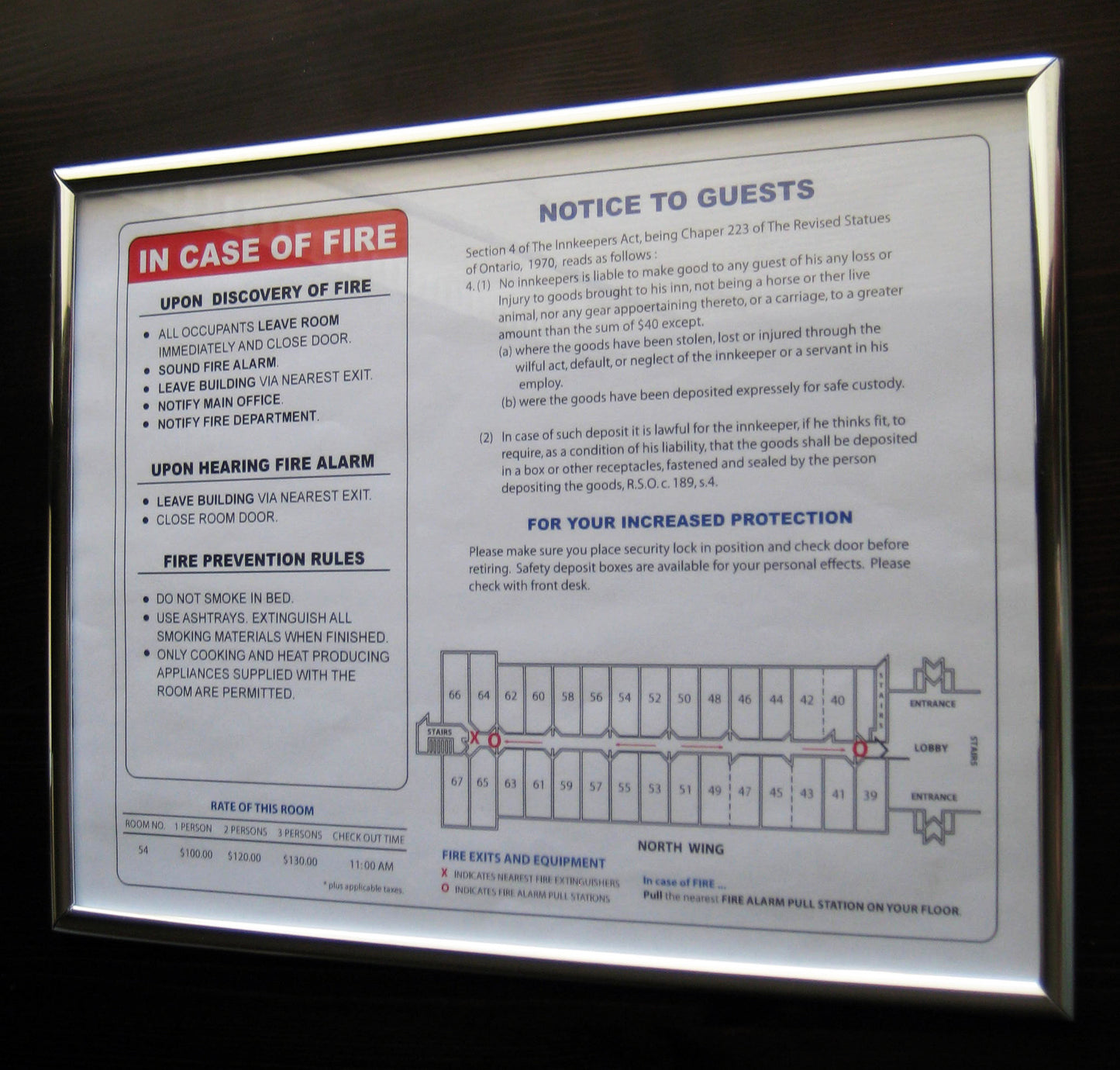 EcoFrame (TM)  - Map Display Encasement