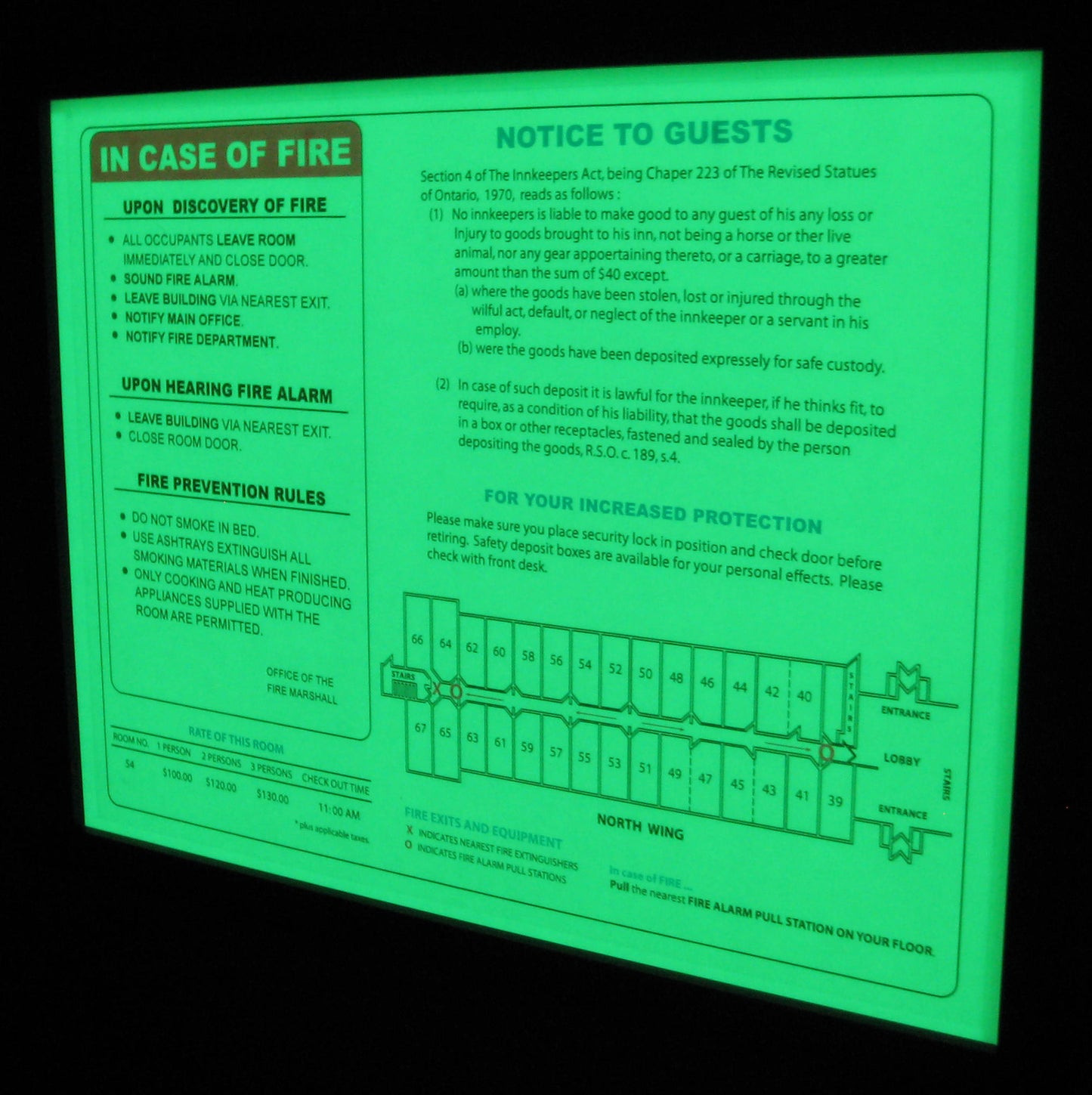 MagFrame (TM)  - Photoluminescent Illuminated map display encasement with Magnetic enclosure